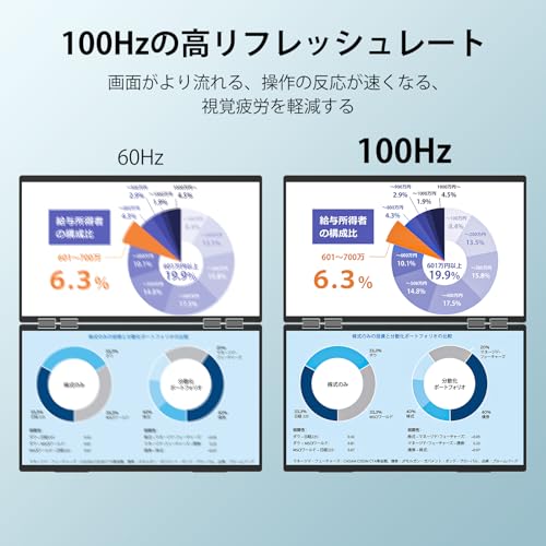 デュアル モバイルモニター 18.5インチ 3