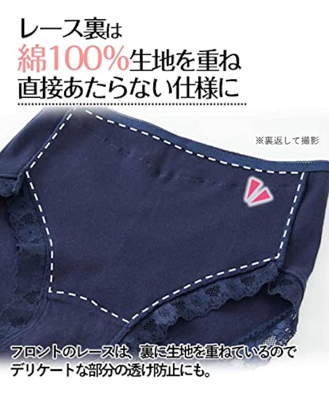 フライスレーシー深ばき丈ショーツ 9