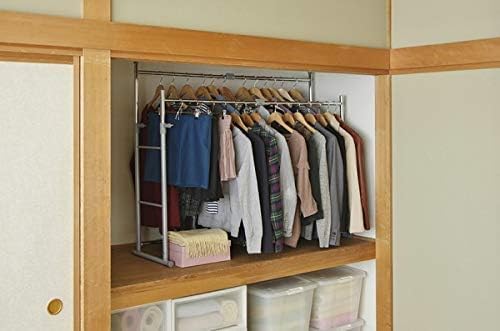 Belca 押入れ ハンガーラック 高さ・幅伸縮タイプ 幅75~91×奥行55.3×高