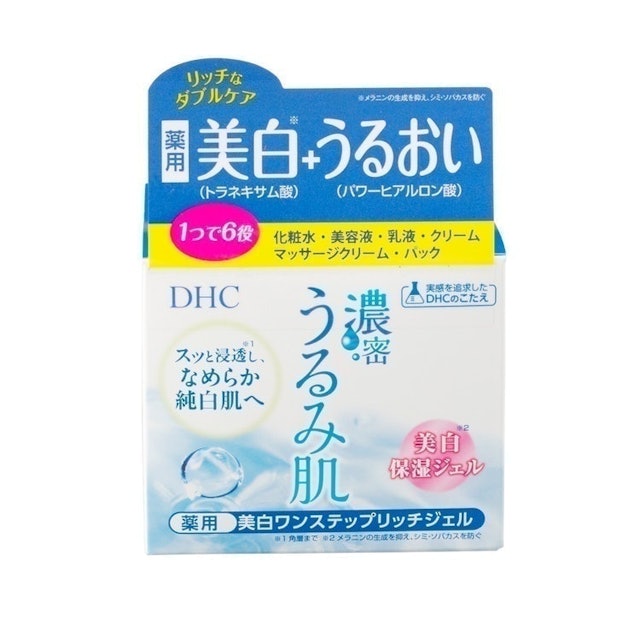 Dhc 濃密うるみ肌 薬用美白ワンステップリッチジェルを全67商品と比較 口コミや評判を実際に使ってレビューしました Mybest