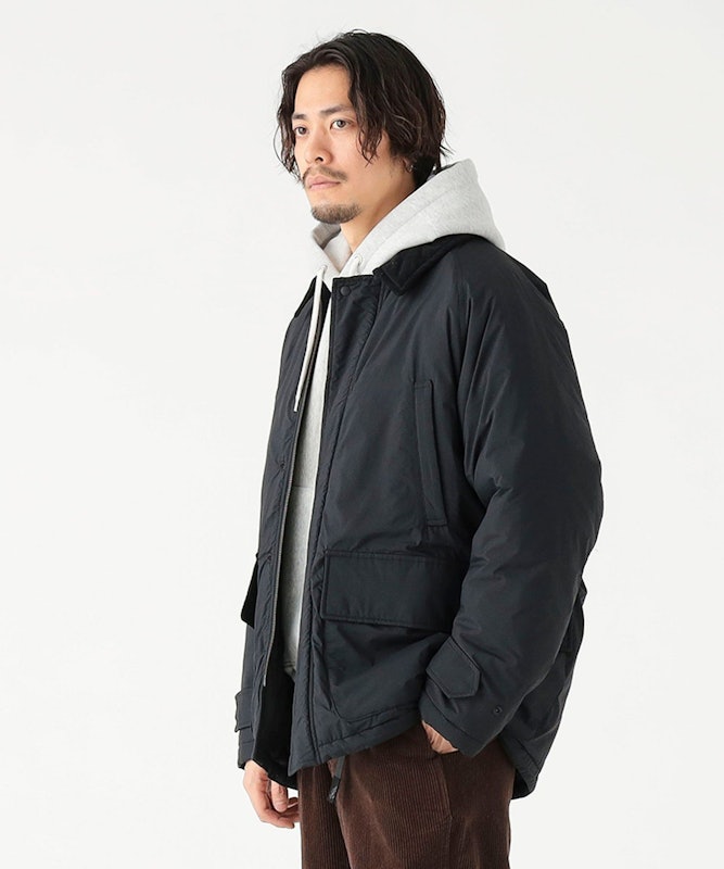 衿コール 中綿 ハンティング ジャケット 4