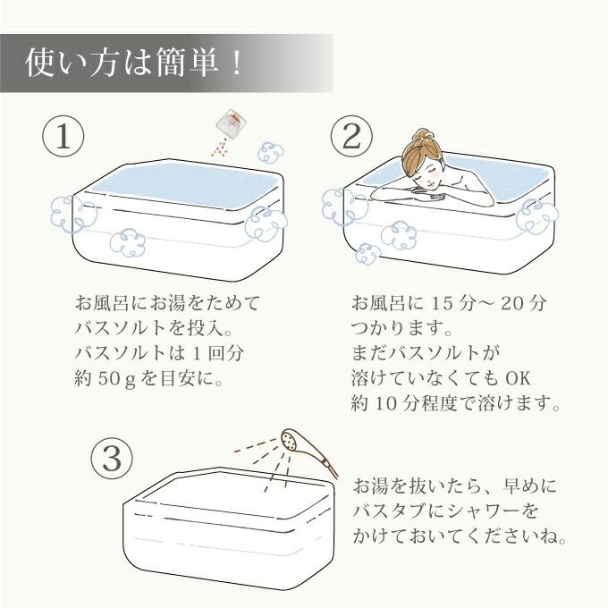 バスソルト 3色ギフトセット 5