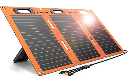 ソーラーパネル 太陽光発電 アウトドア 発電 災害 折り畳み 100W 手軽 - 発電機・ポータブル電源