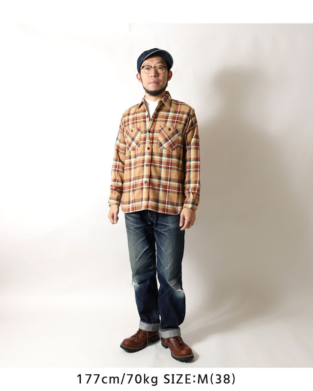 TWILL CHECK WORK SHIRT 2