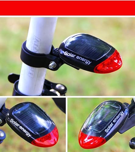 自転車用ソーラー充電式LEDテールランプ  6