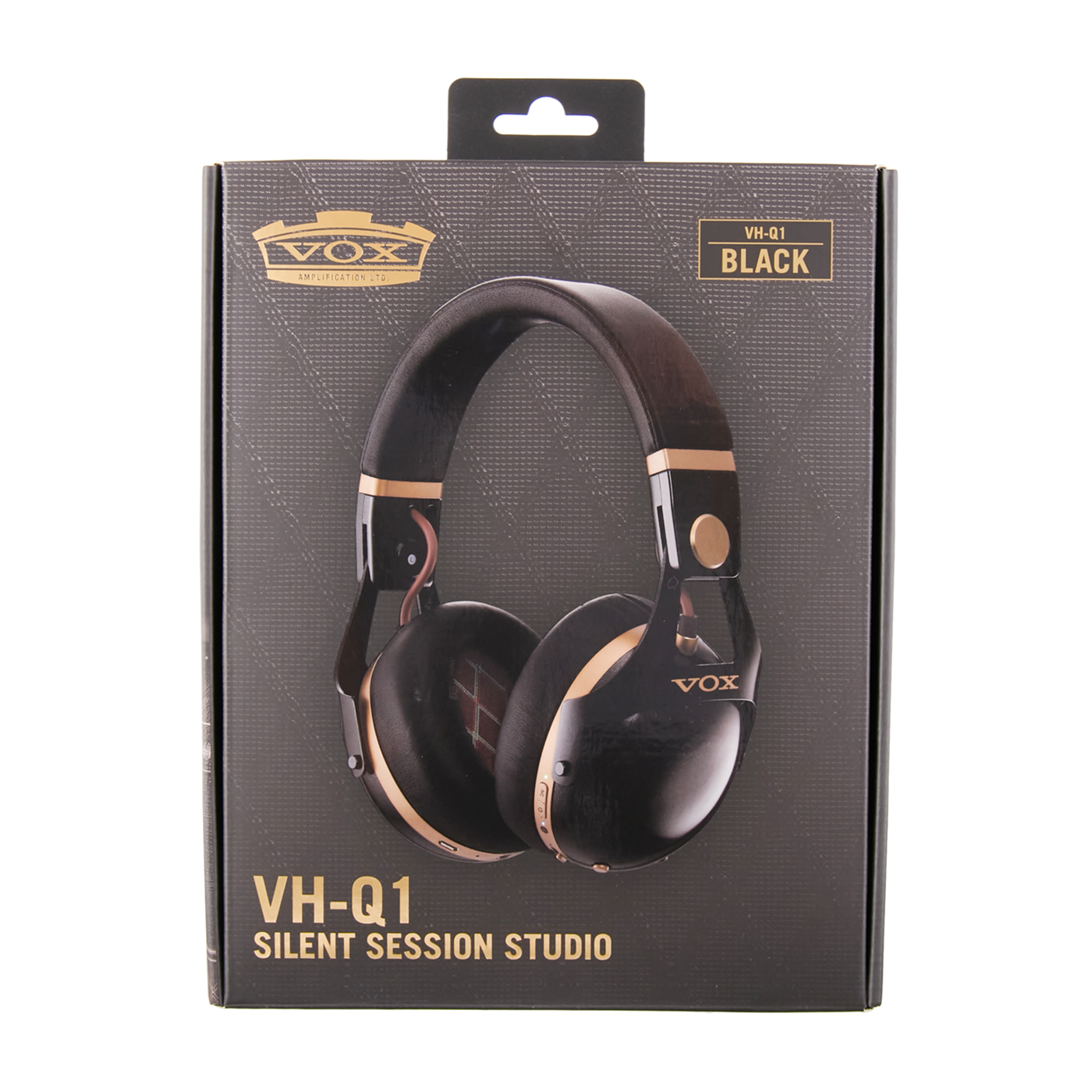 ヘッドホン VOX HEADPHONES ブラック/ゴールド VH-Q1-BK VH-Q1 - Vox Amps