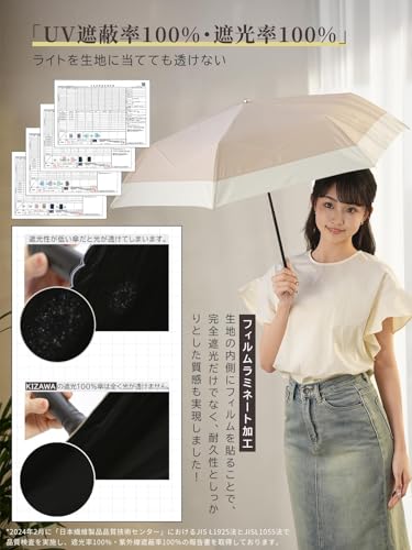 畳みやすい形状安定 折りたたみ日傘 Selfold～stella～ 3