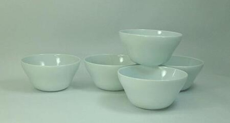 西海陶器 φ12cmボウル5個組 トルソーS 1