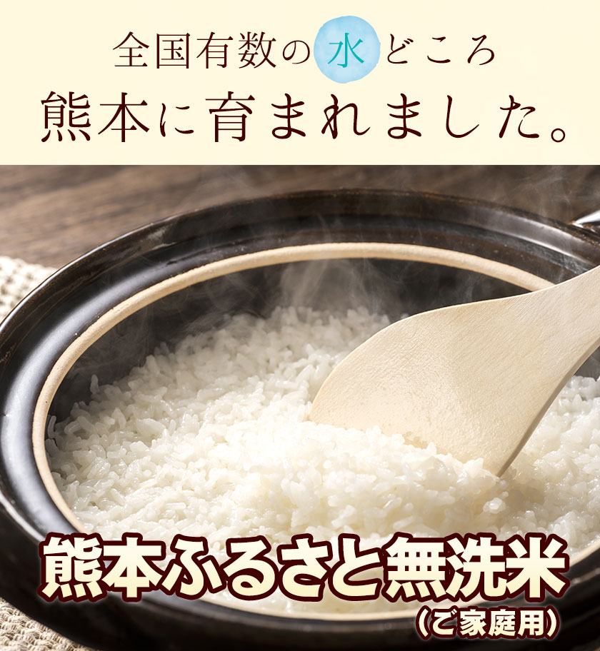 訳あり 熊本ふるさと 無洗米 2