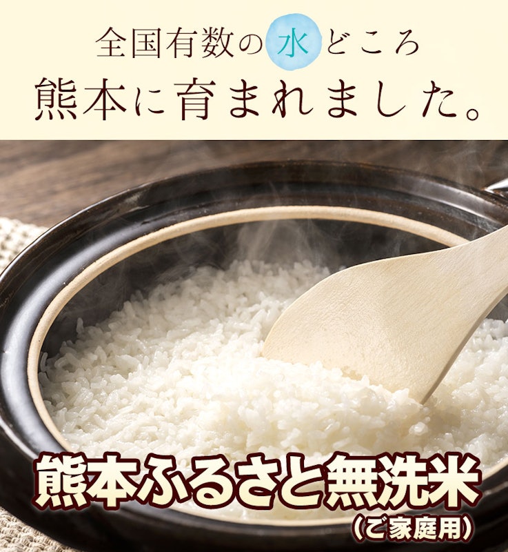 訳あり 熊本ふるさと 無洗米 2