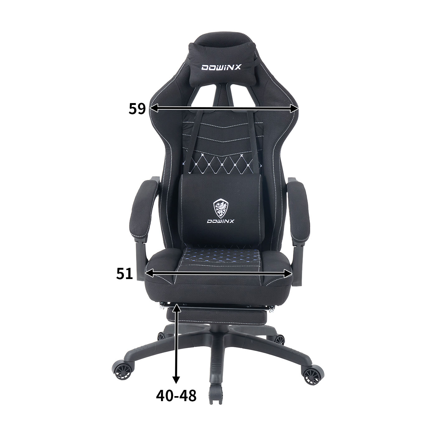 Dowinx ゲーミングチェア 涼感ジェルシート オットマン付きの口コミ