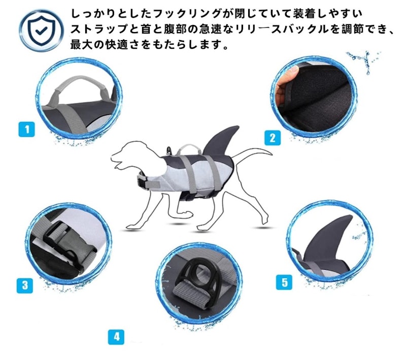 犬用ライフジャケット 3