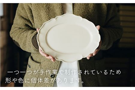 イロドリ オーバル輪花皿2枚セット 2