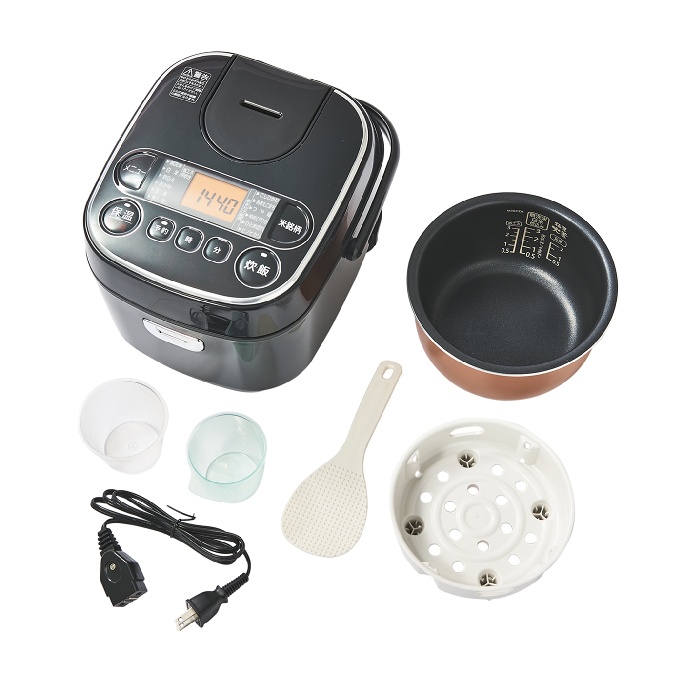 【未使用】アイリスオーヤマ 炊飯器 3合 RC-MA30AZ-B 2021年製 Amazon | アイリスオーヤマ 炊飯器 3合 マイコン式 煮込み・発酵