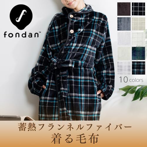 フランネルマイクロファイバー 着る毛布 2