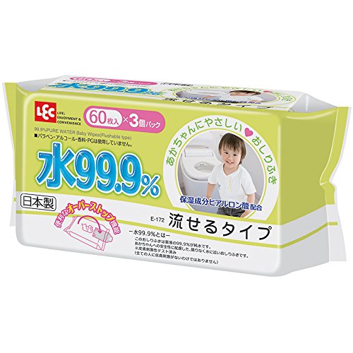 水99.9% 流せるおしりふき 1