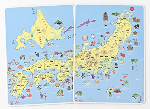 ジグソーとかるたでよくわかる デラックス日本地図パズル 3
