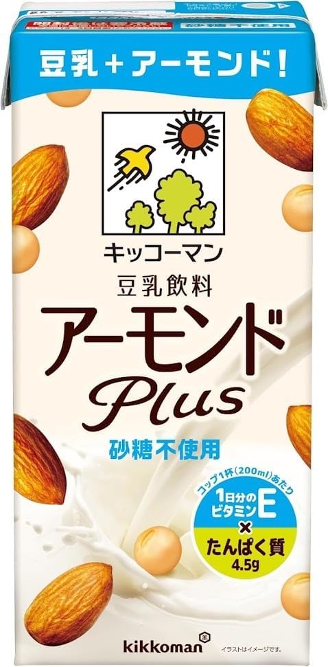 豆乳飲料 アーモンドPlus 砂糖不使用 1