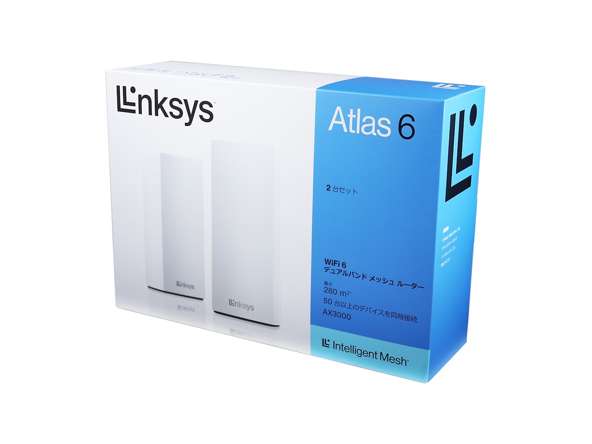 Linksys デュアルバンド WiFi6 ax3000 メッシュシステム MX2002 Linksys デュアルバンド WiFi6 ax3000 メッシュシステム MX2002