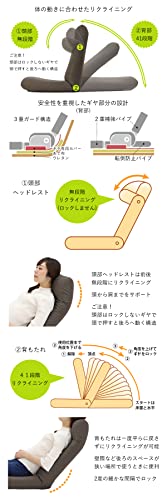 産学連携 ヘッドレスト付きハイバック座椅子 4