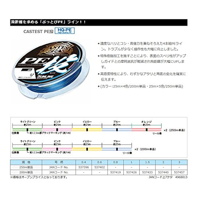 キャステスト PE投 2