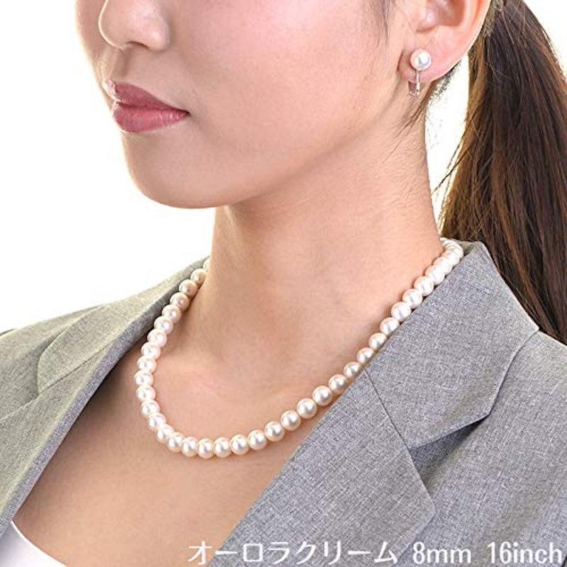 アウローラ 花珠高級オーロラ本貝パールネックレス セット 4