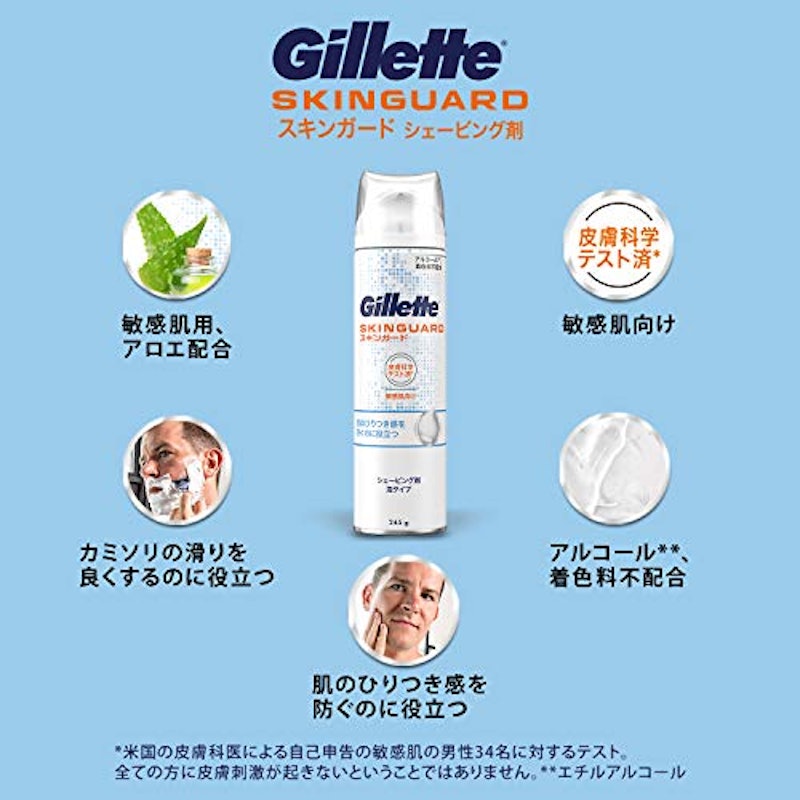 スキンガード シェービング剤 泡タイプ 7