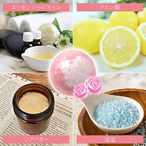 ソープフラワーとバスボムセット 3