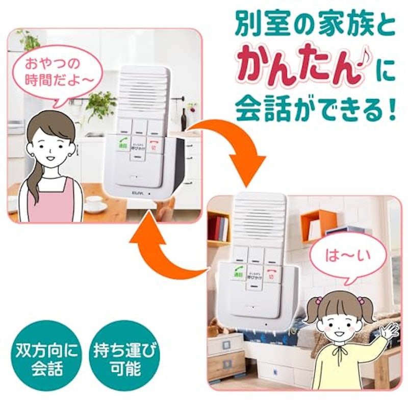 DECTワイヤレスインターホン 3