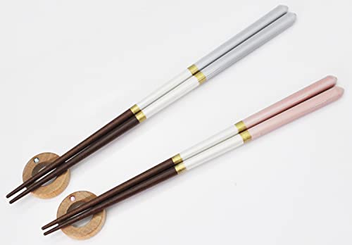 箸置付夫婦箸 シャンパン 3