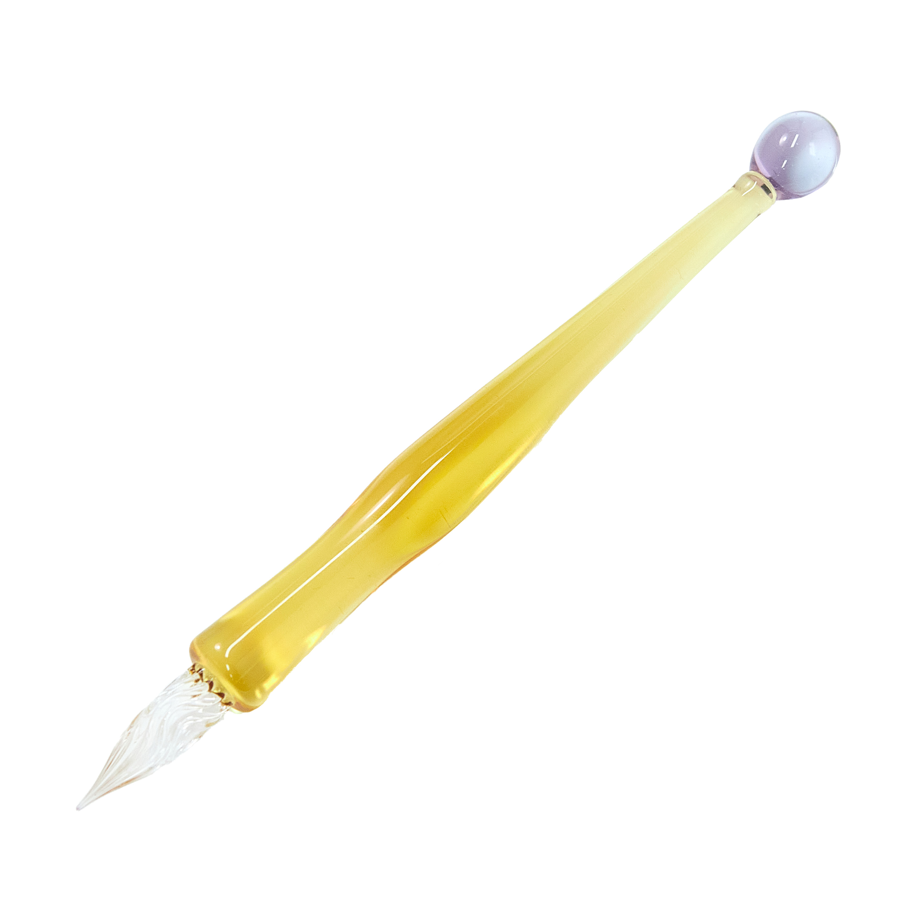 人気アイテム 七十二号筆屋 Glass Dip Penペン署名ペンヴィンテージ手作りガラスクリスタルペンギフトペン