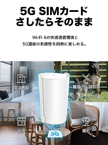 5G対応メッシュWi-Fi 6ホームルーター 4