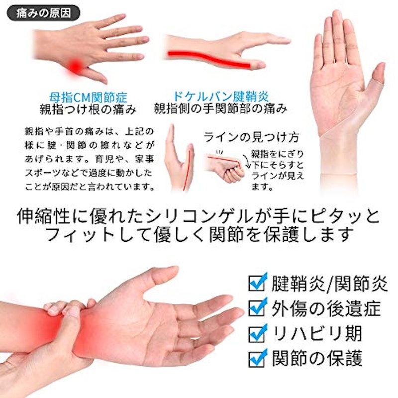 手首サポーター 7