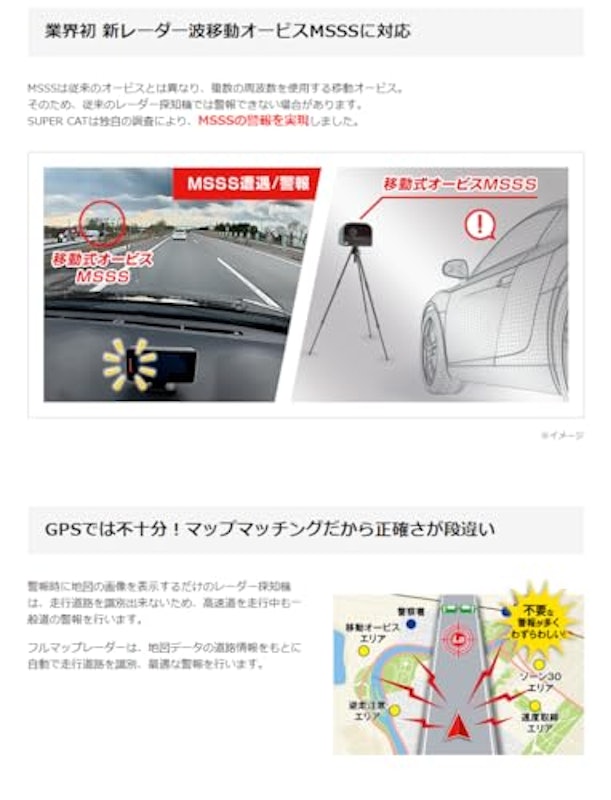 レーザー&レーダー探知機 4