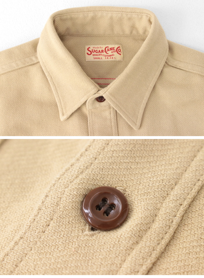 COTTON TWILL WORK SHIRT 3
