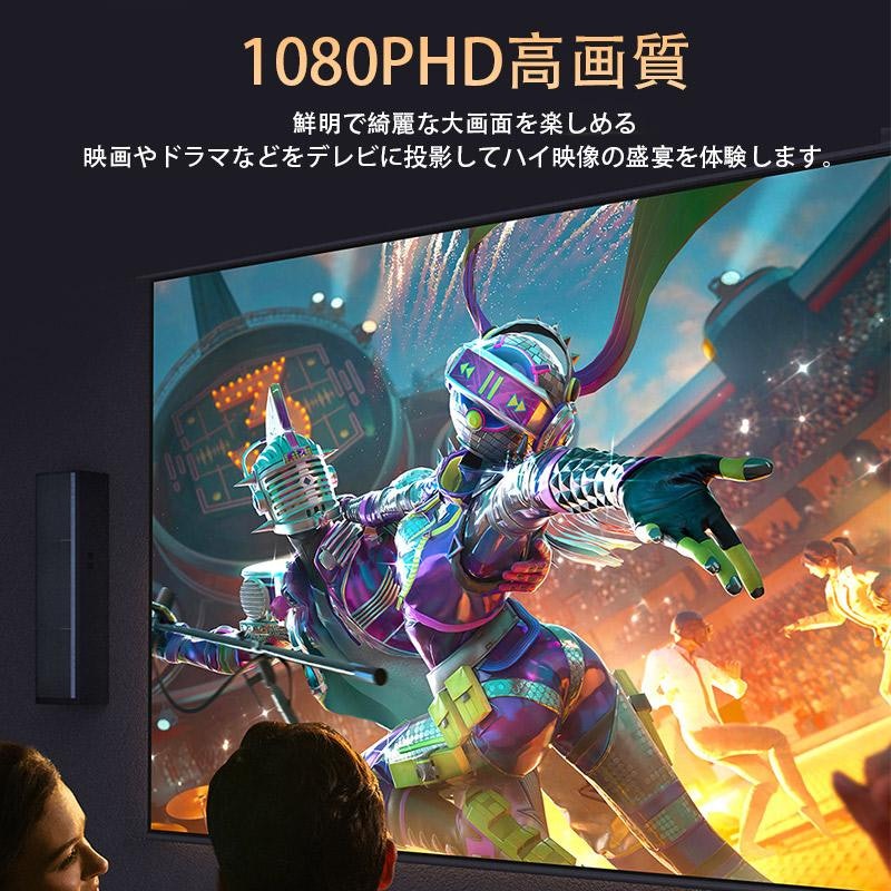 iPhone HDMI変換ケーブル 5
