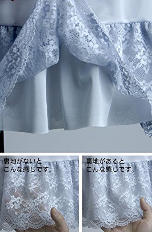 花柄ストレッチレースのペチコート 6