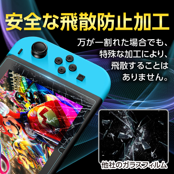 Nintendo Switch 液晶保護フィルム ブルーライトカット 4
