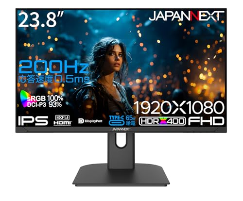 ディスプレイ・モニター本体 nagi JAPANNEXT 37.5インチ IPS BLACKパネル搭載 144Hz対応 UWQHD＋