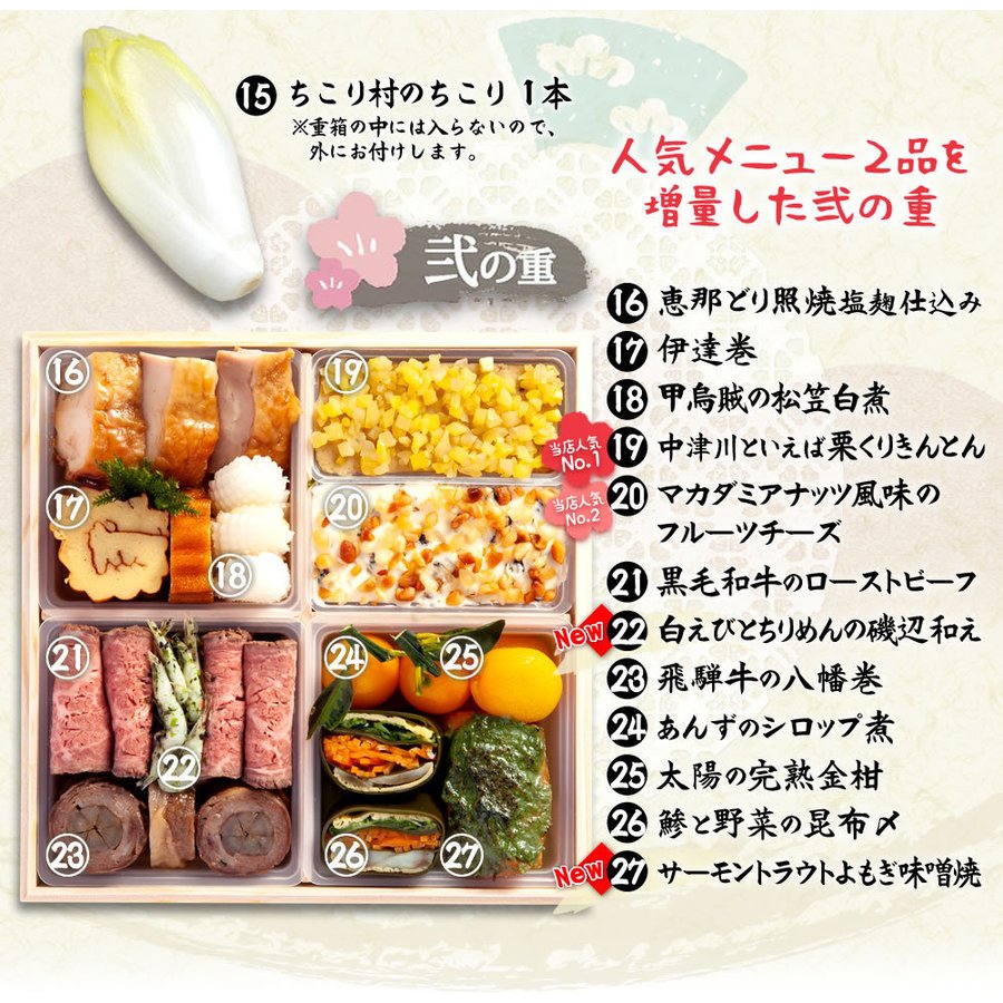 ちこり村 田舎の手作りおせち 3