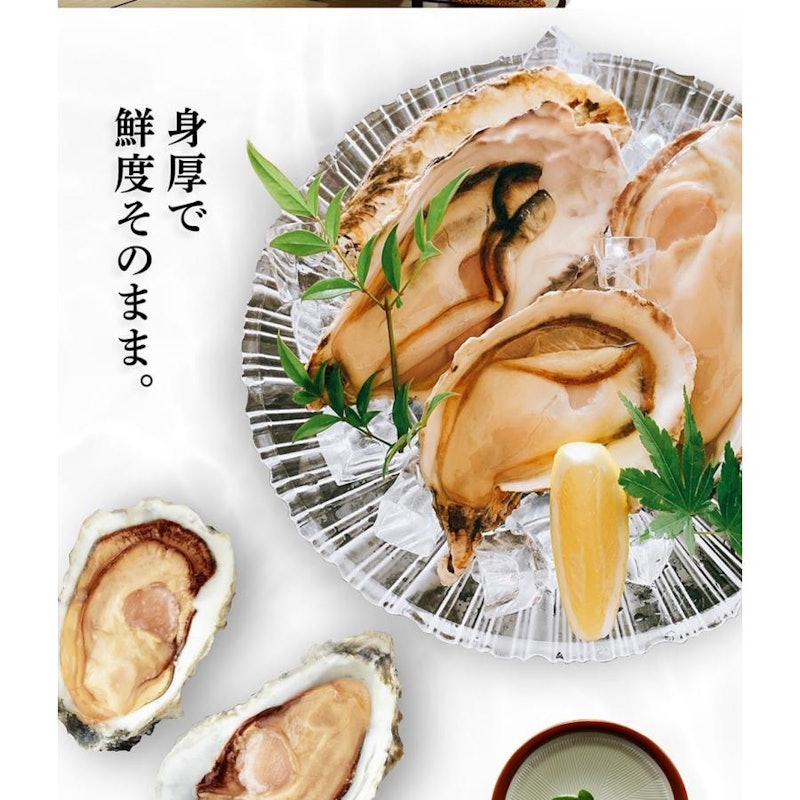 殻つき生牡蠣 4