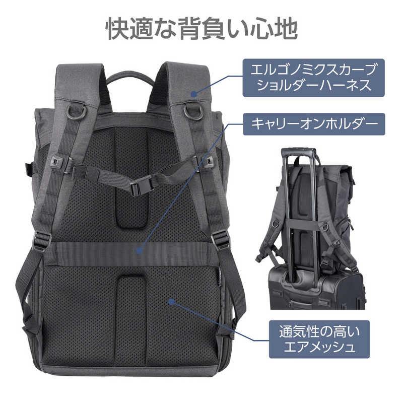 プラスシェル シティ フラップバックパック12 4