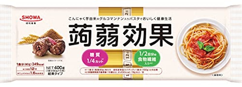 蒟蒻効果(グルコマンナン入りパスタ) 1