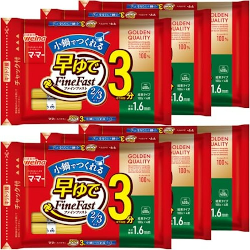 早ゆでスパゲティ FineFast 2/3サイズ 1
