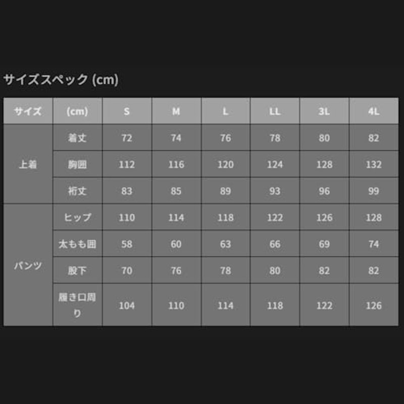 ROUGH WATER レインスーツ 8
