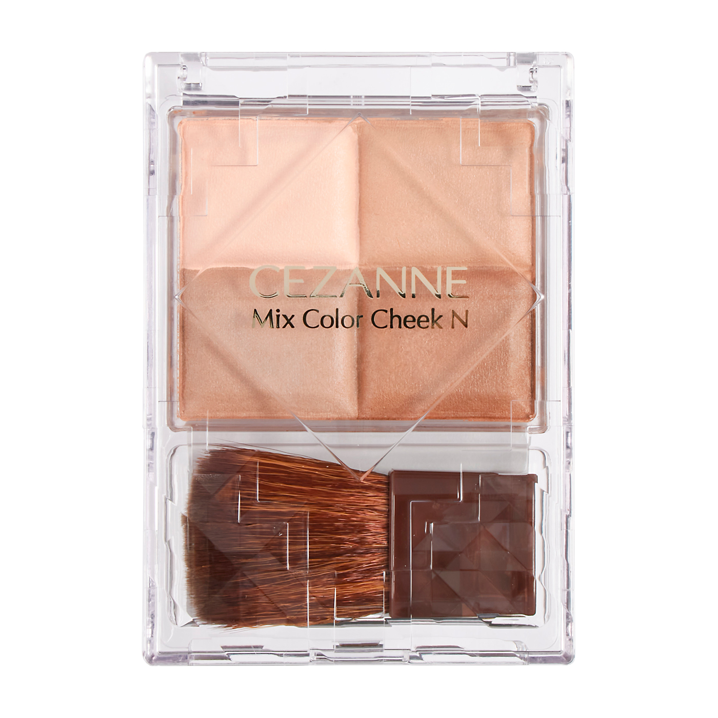 セザンヌ ミックスカラーチークN 20 ブラウンシェーディングをレビュー