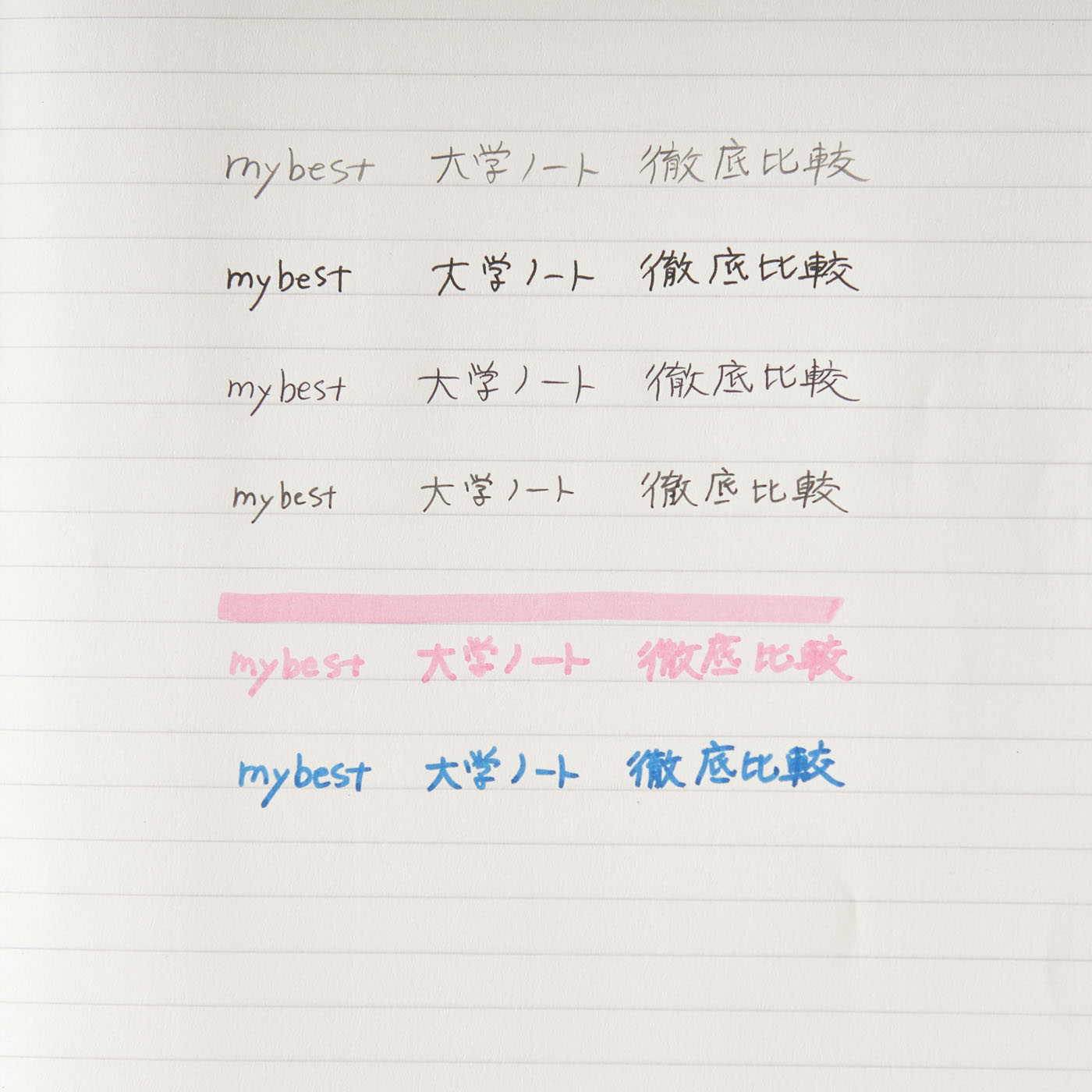 ツバメノート B5判大学ノートを他商品と比較 口コミや評判を実際に使ってレビューしました Mybest