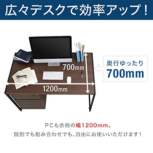 LOWYA パソコンデスク ワイドタイプ 4