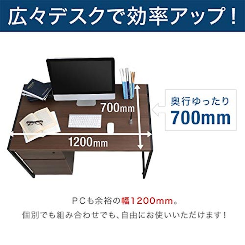 LOWYA パソコンデスク ワイドタイプ 4