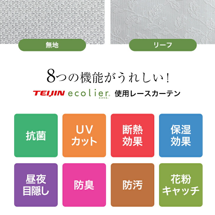 1年中快適省エネレースカーテン 4